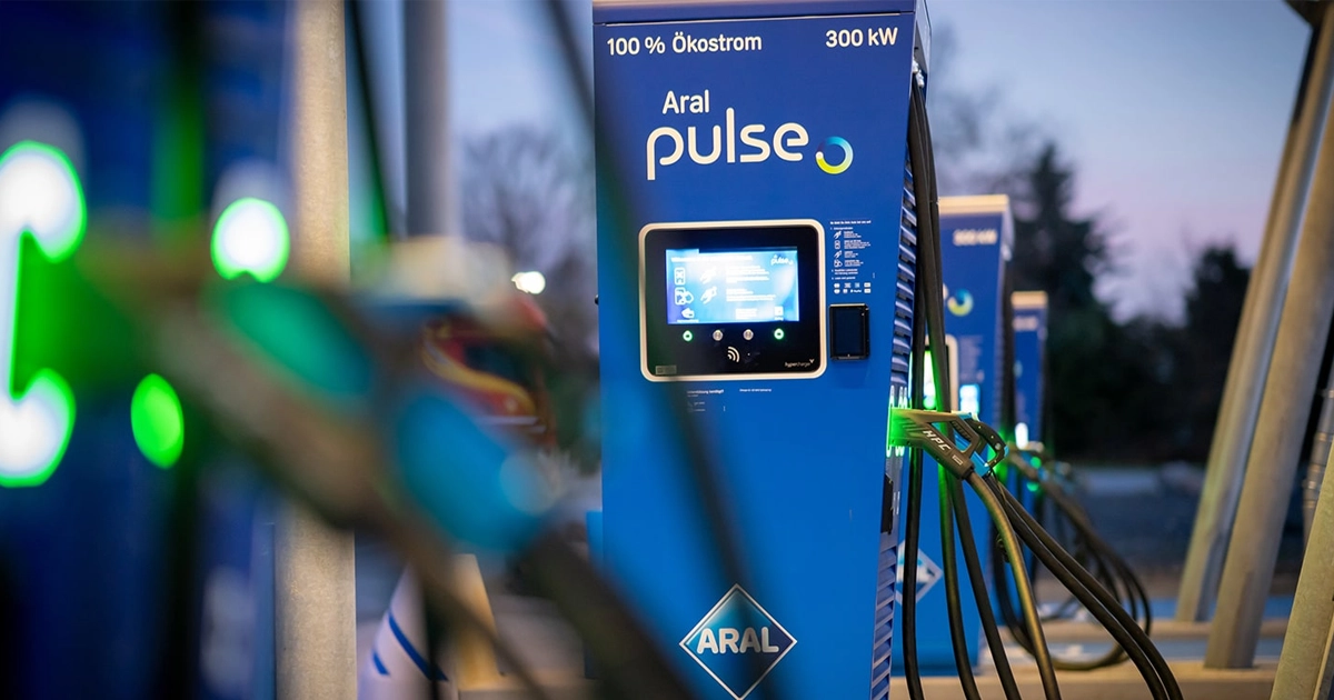 Aral Schnellladestation in Beselich: 6×300 kW für Elektroauto