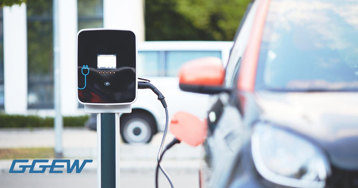22-kW AC-Ladestation in Bensheim – GGEW Charging Station