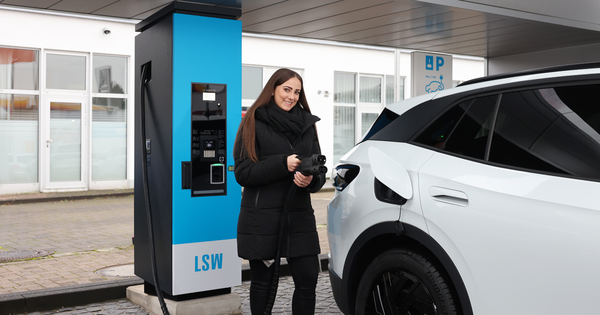 LSW-Ladestation in Ehra-Lessien – 22 kW Ladepunkt