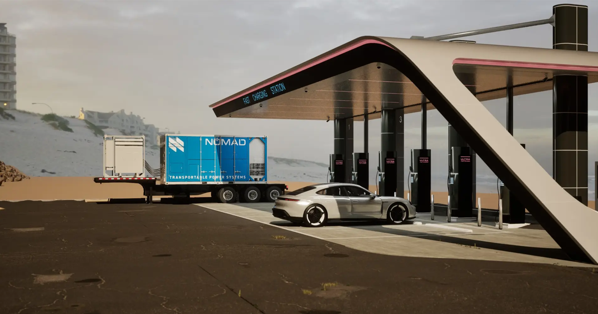 AC-Ladepunkt für Elektroautos in Hengersberg (Nomadpower)