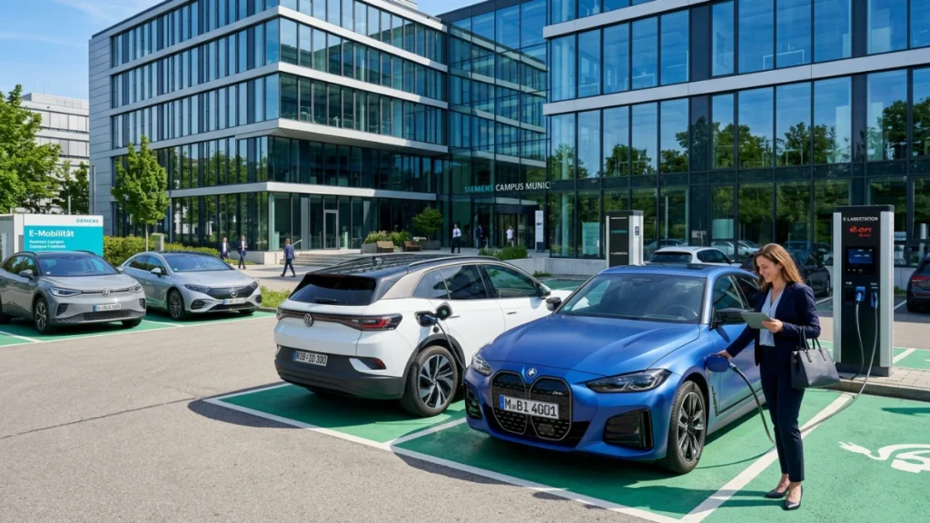 E-Auto laden am Arbeitsplatz: Steuerregeln, Rechte und Pflichten für Arbeitnehmer